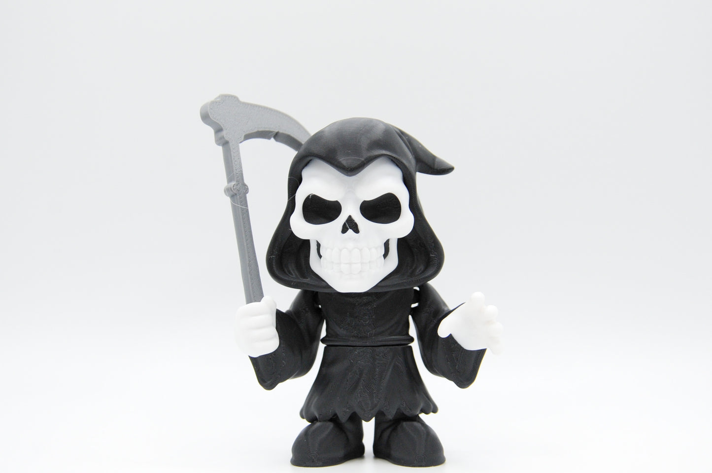 Grim Reaper 3D printed figure with scythe