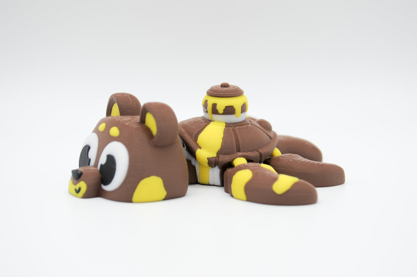 Honey bear articulated 3D printed figure