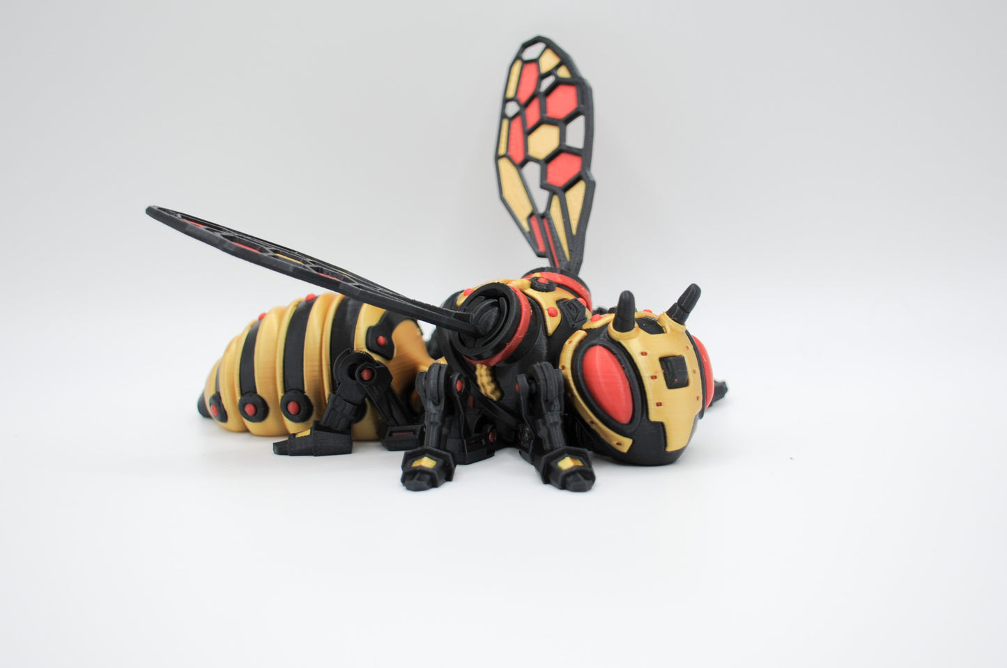 Articulated wasp 3D printed figure