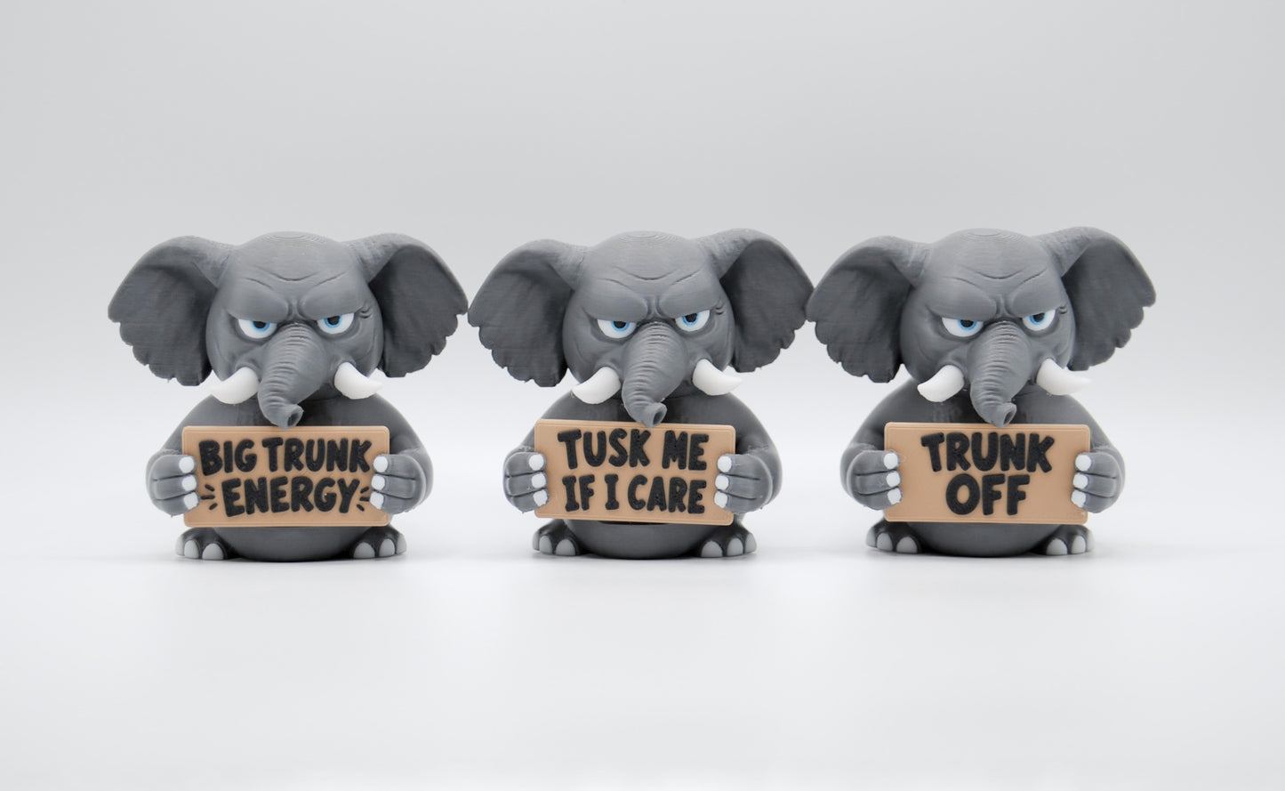 Animals with Attitude elephant sign group