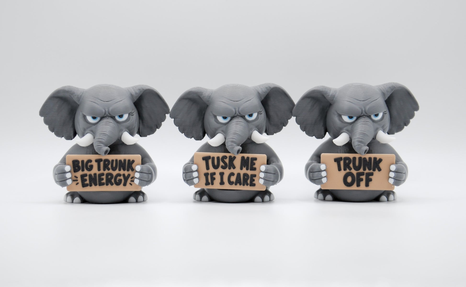 Animals with Attitude elephant sign group