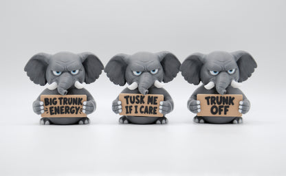 Animals with Attitude elephant sign group