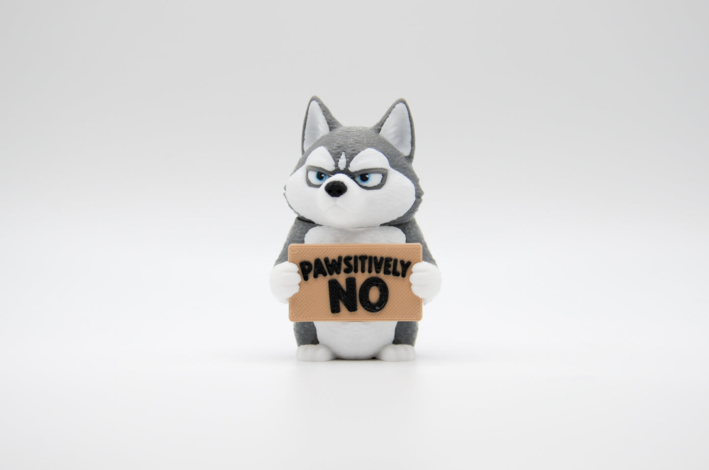 Husky AWA sign reading Absolutely No