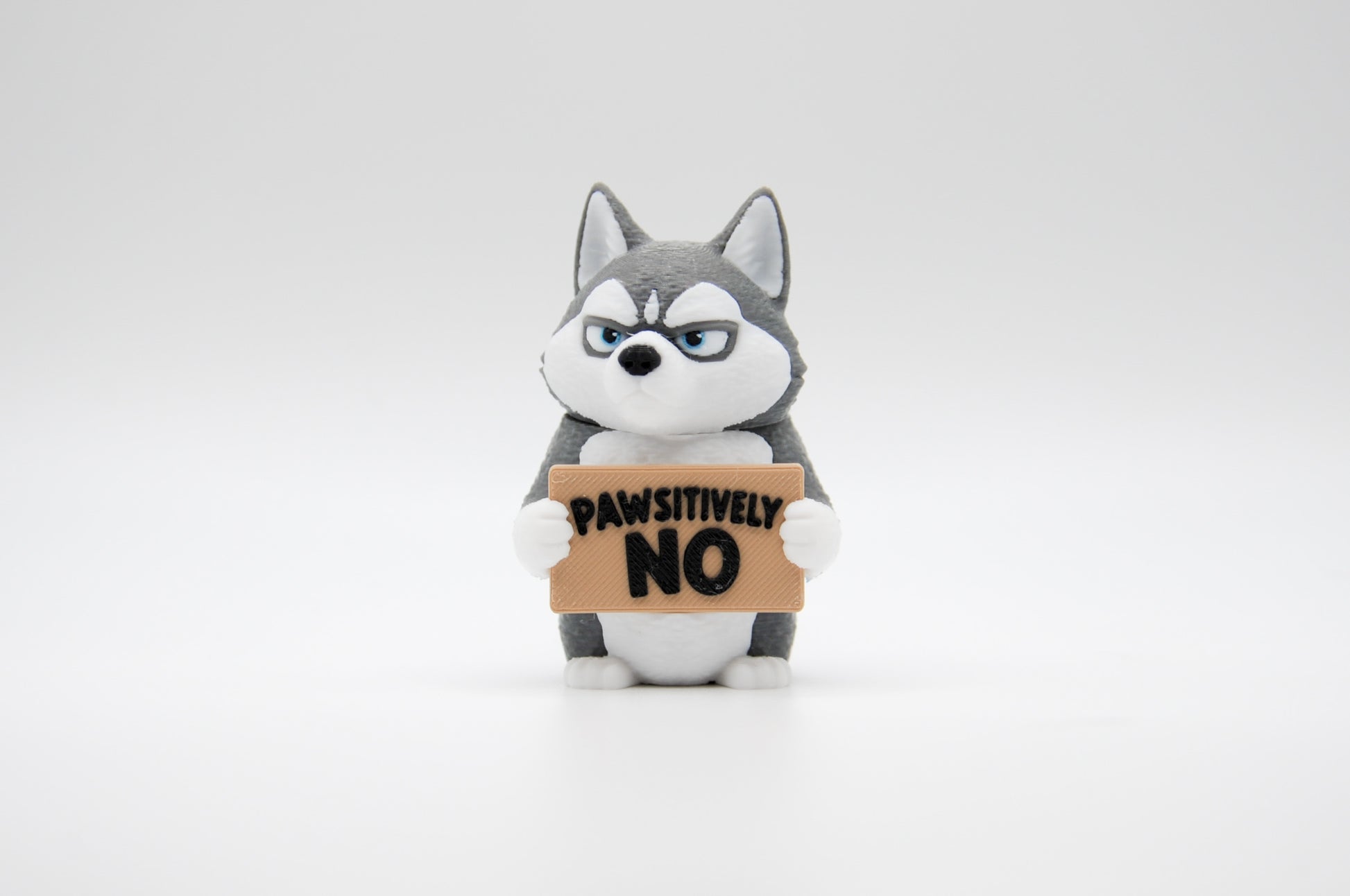 Husky AWA sign reading Absolutely No