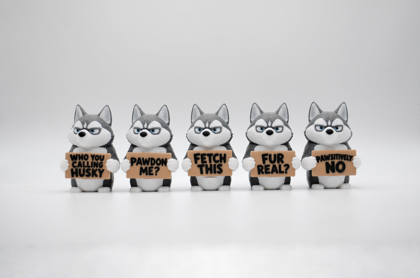 Animals with Attitude husky sign group