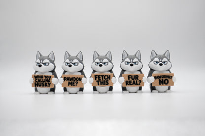 Animals with Attitude husky sign group