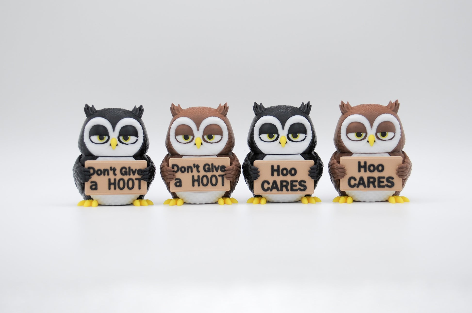 Animals with Attitude owl sign group