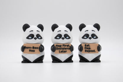 Animals with Attitude panda sign group