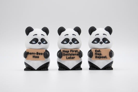 Animals with Attitude panda sign group