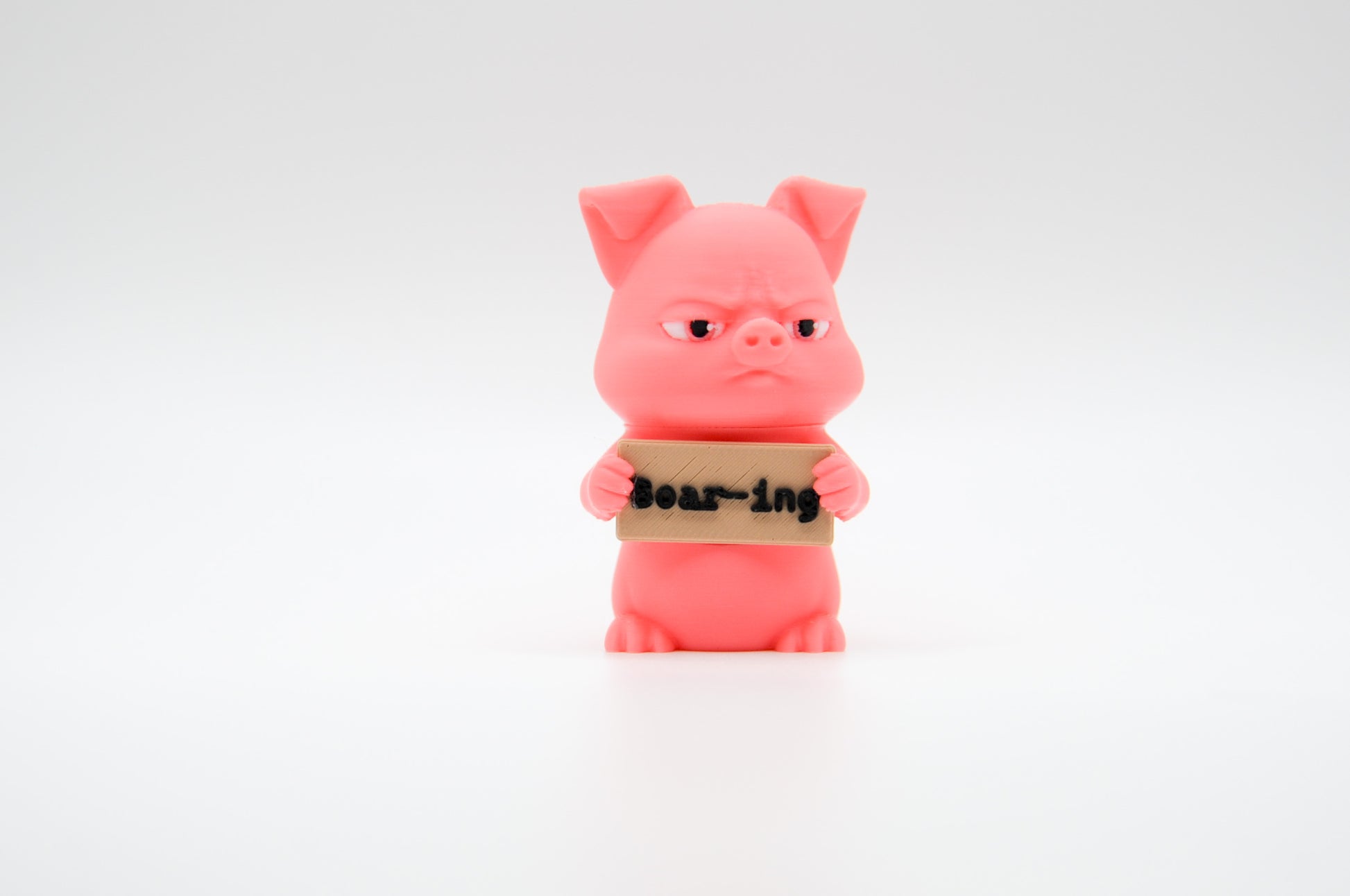 Pig AWA sign reading Boar-ing