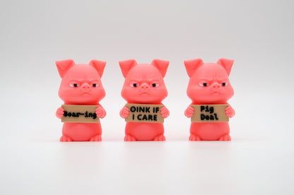 Animals with Attitude pig sign group