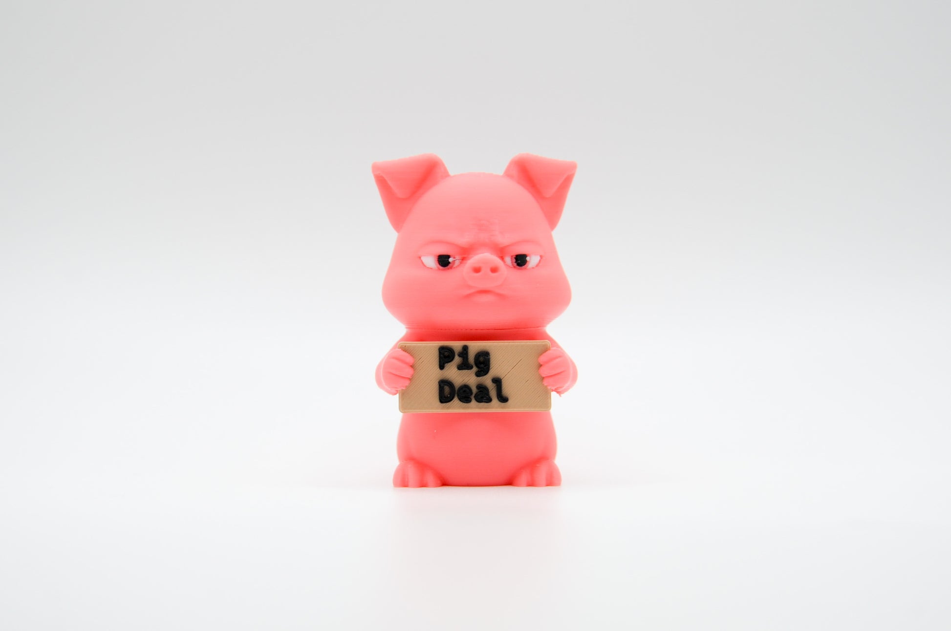 Pig AWA sign reading Pig Deal
