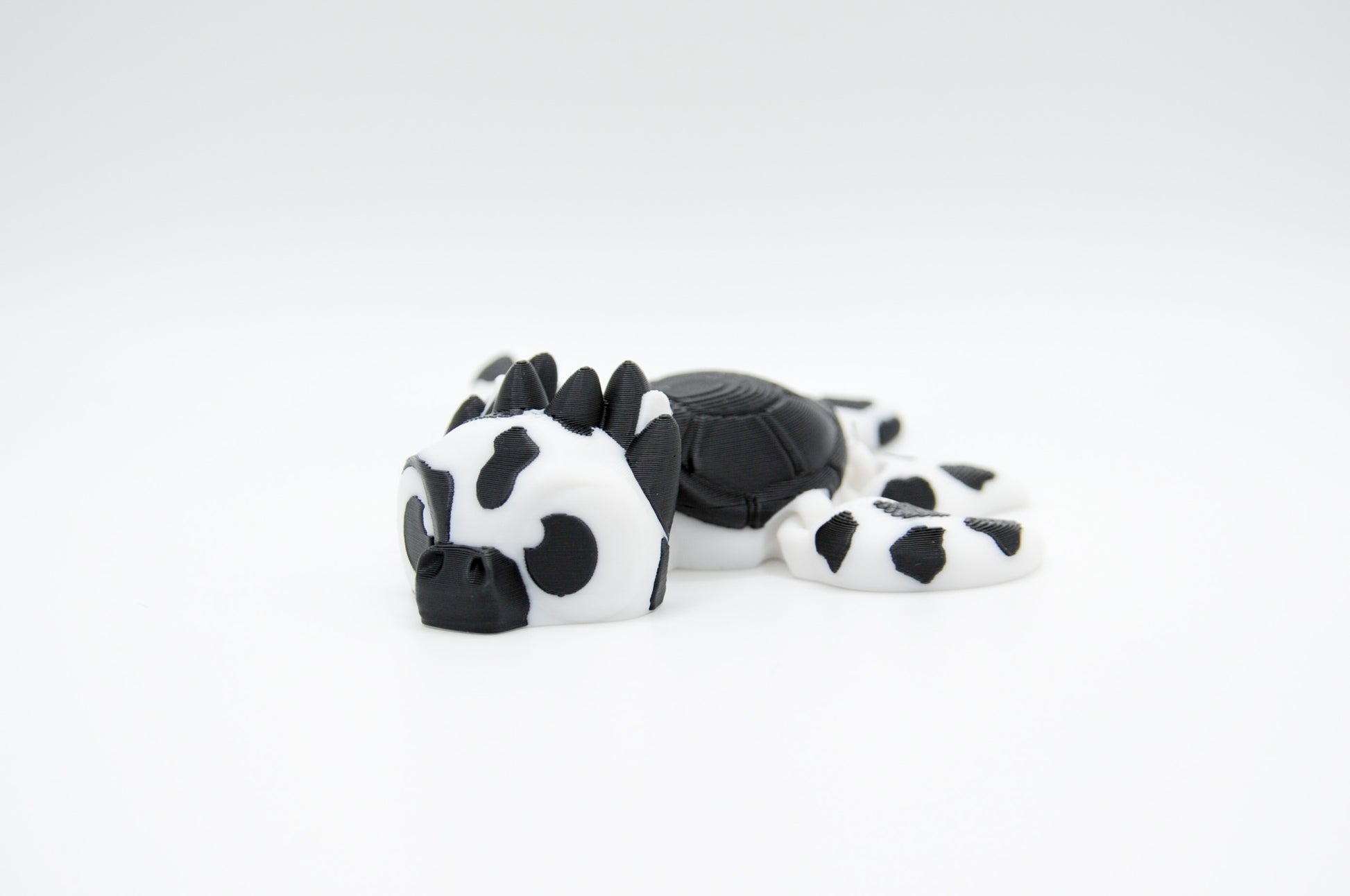Classic cow turtle 3D printed figure