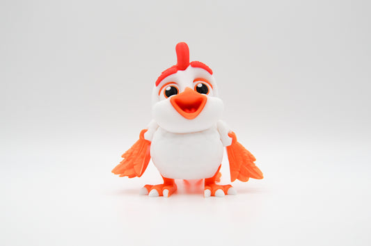 Chicken 3D printed figure