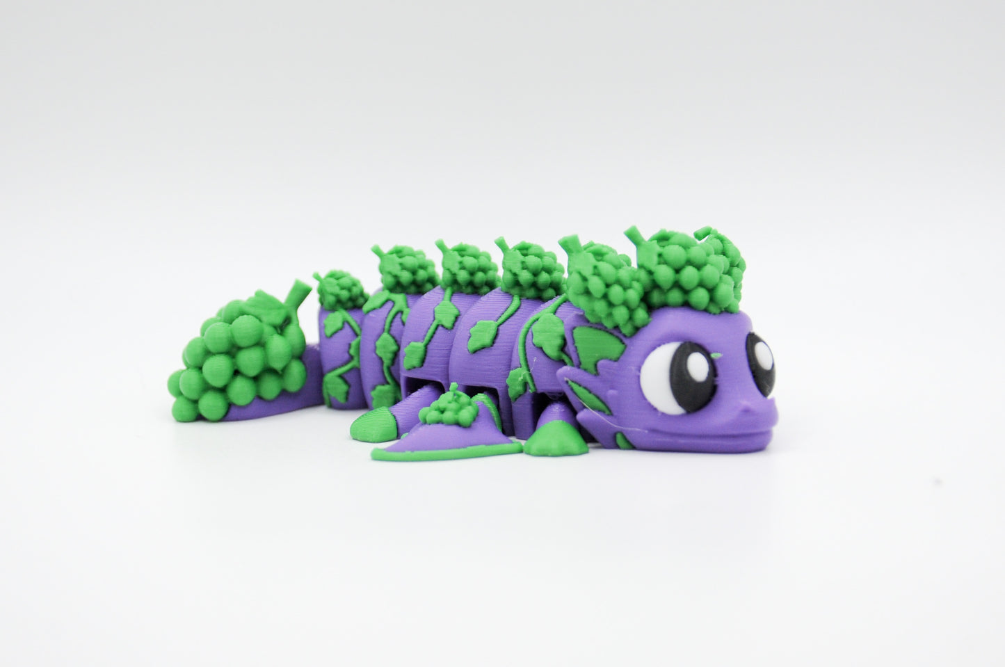 Grape Dragon articulated 3D printed mini dragon figure