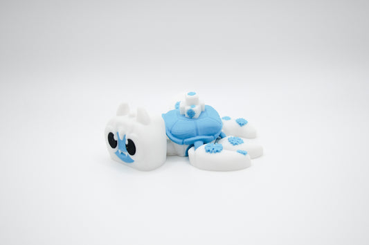 Yeti hybrid turtle 3D printed figure
