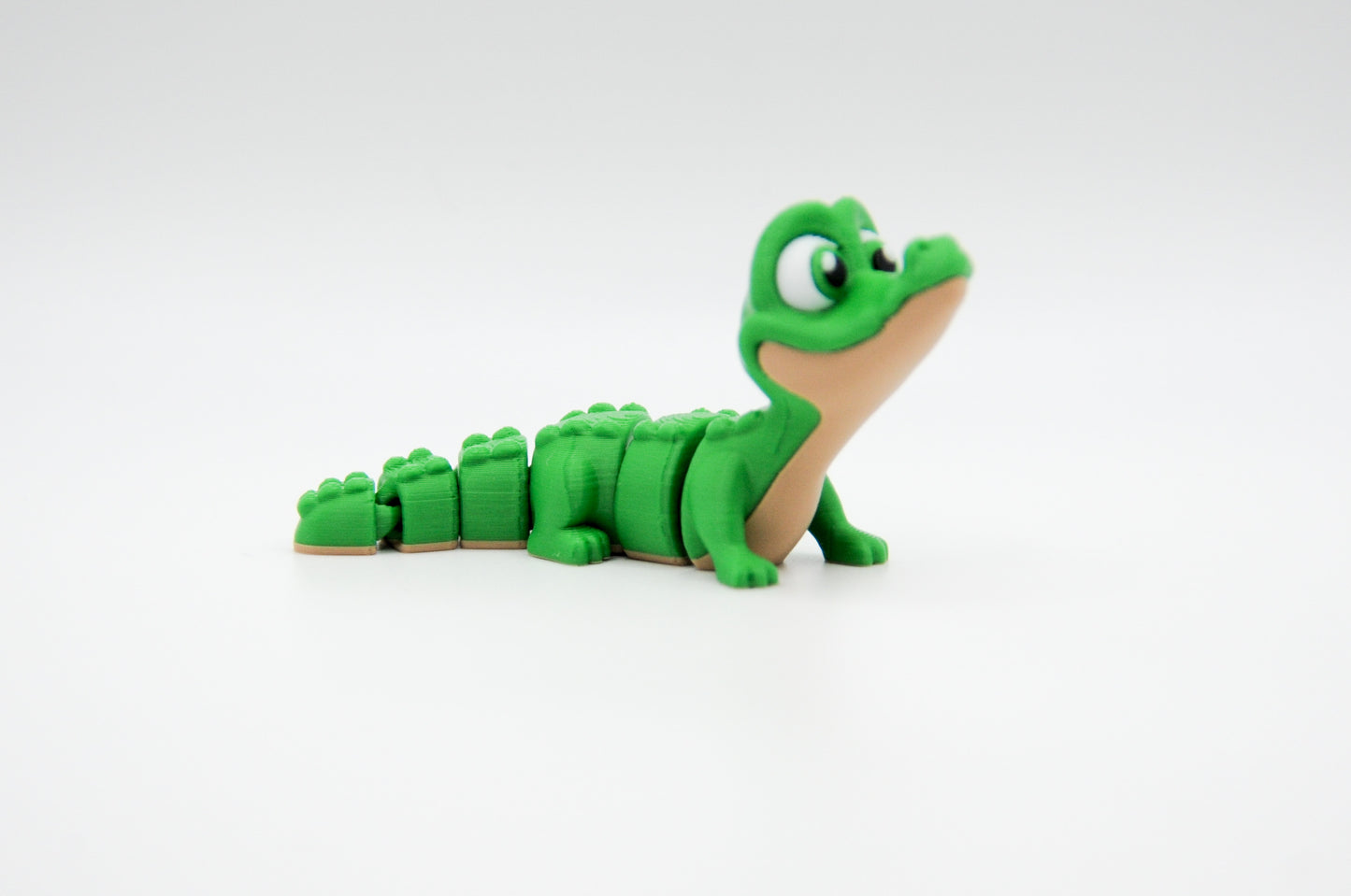Mini Crocodile articulated 3D printed figure