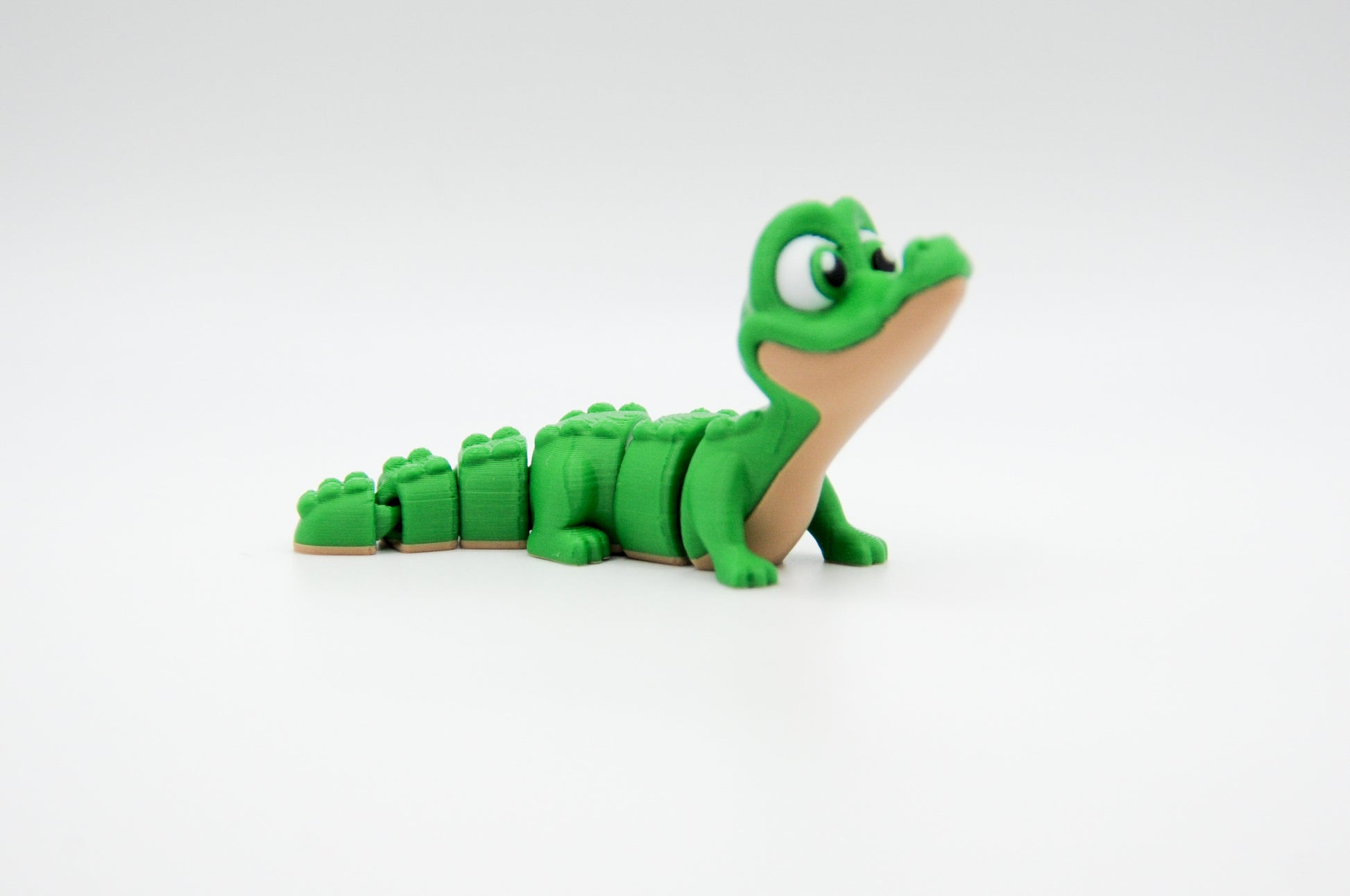 Mini Crocodile articulated 3D printed figure