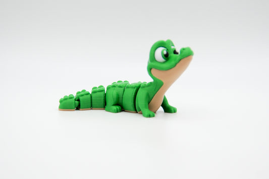 Mini Crocodile articulated 3D printed figure