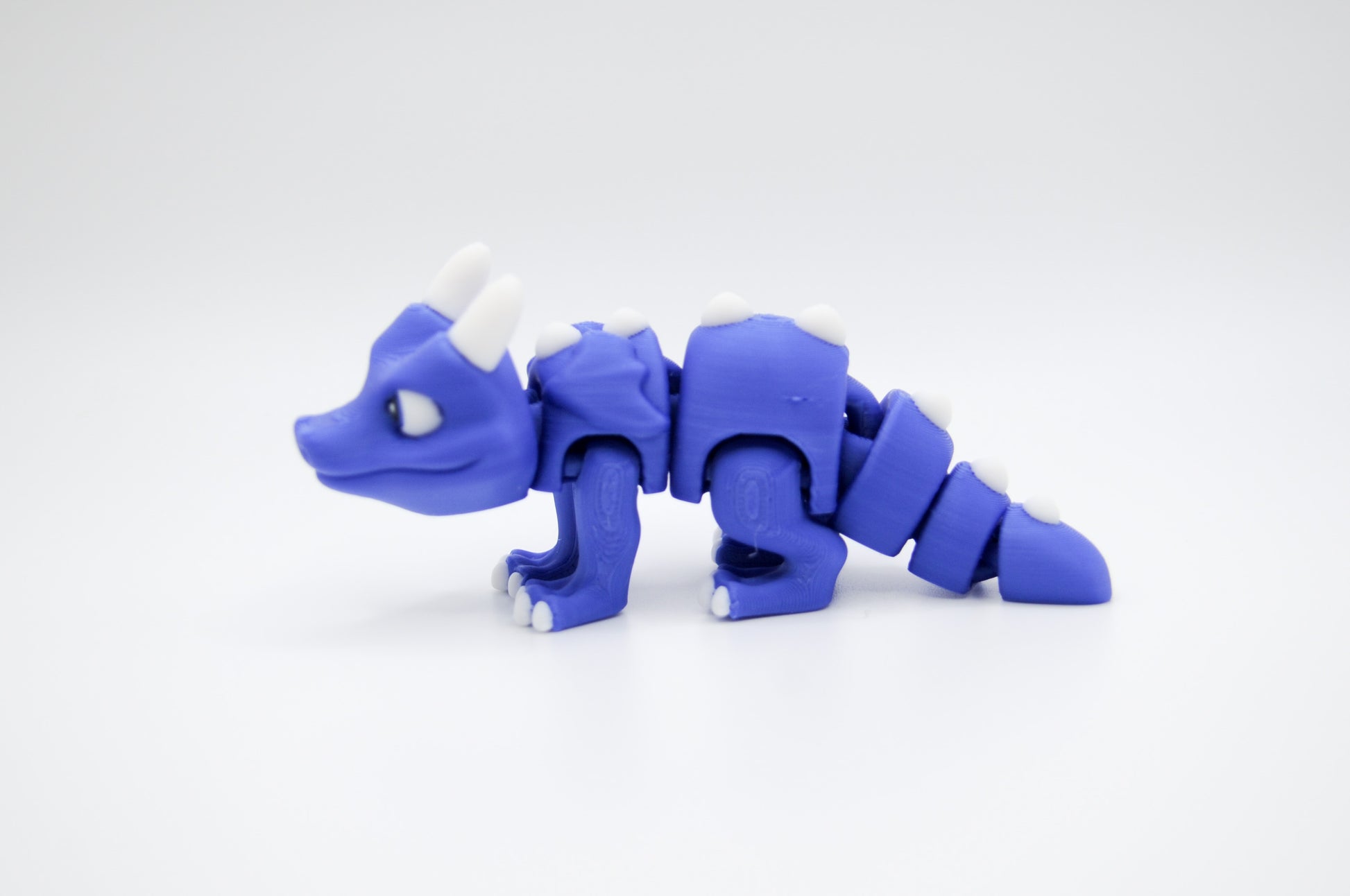 Mini Dragon blue colorway 3D printed figure