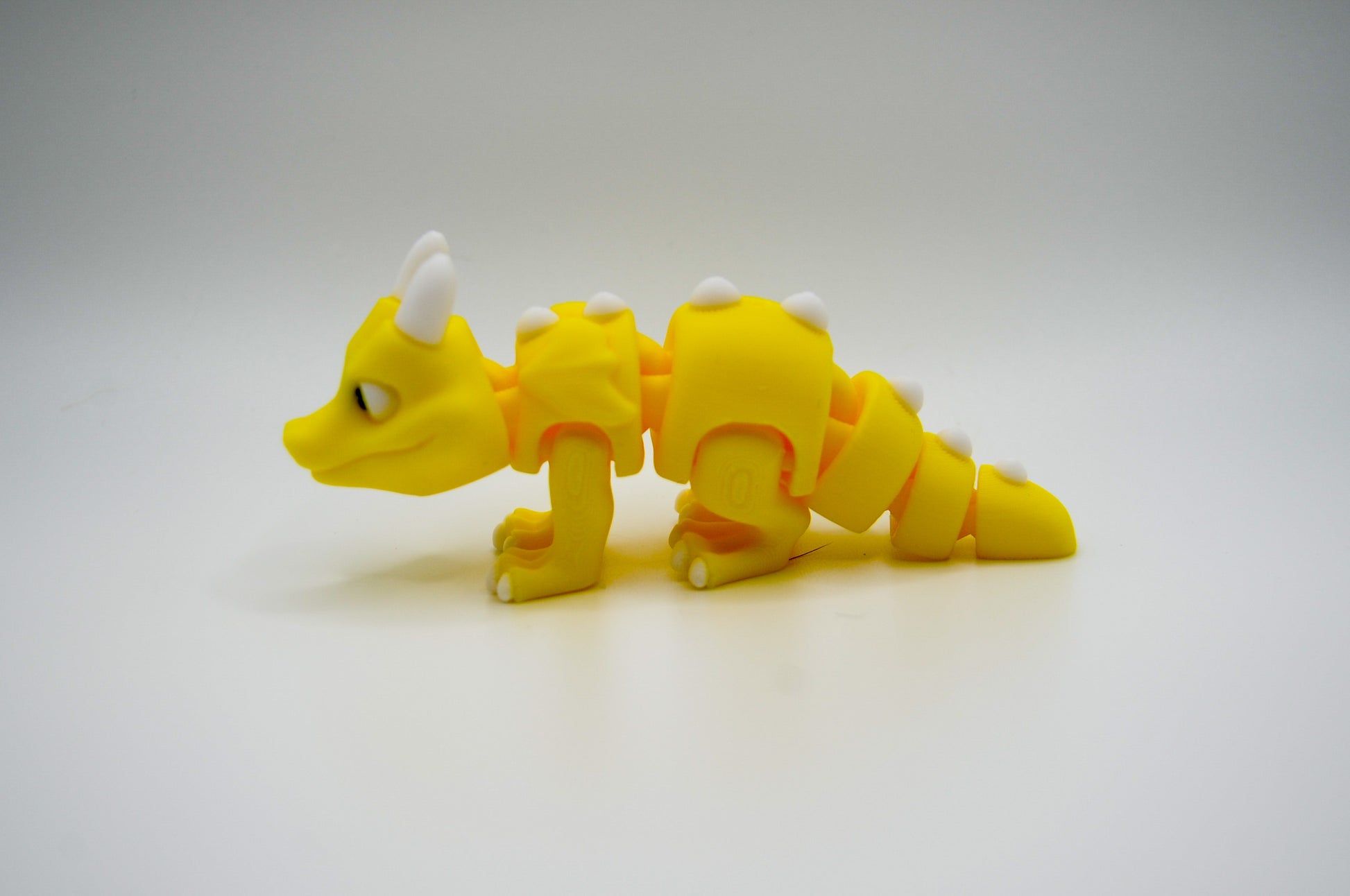 Mini Dragon yellow colorway 3D printed figure