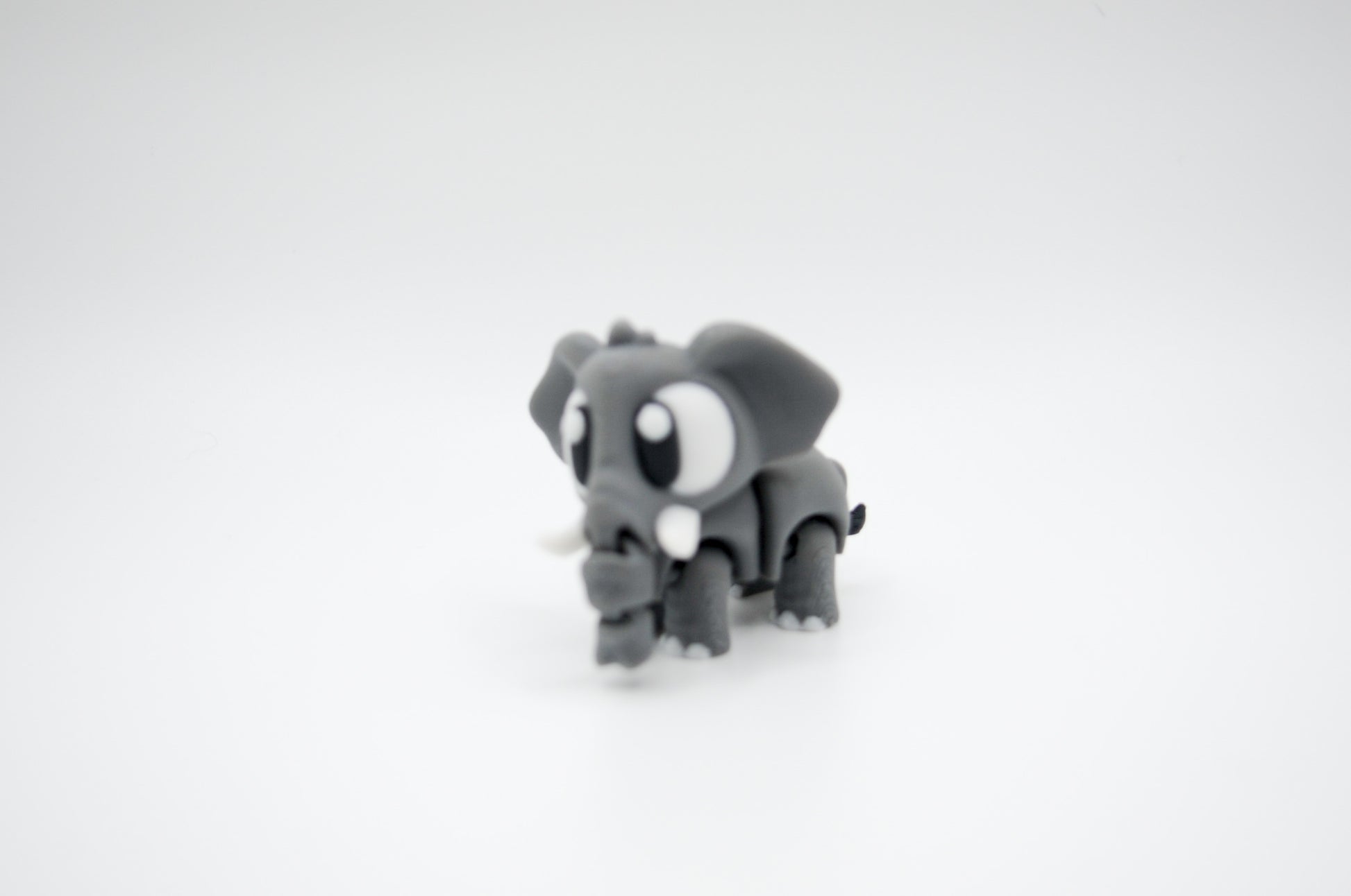 Mini elephant 3D printed figure