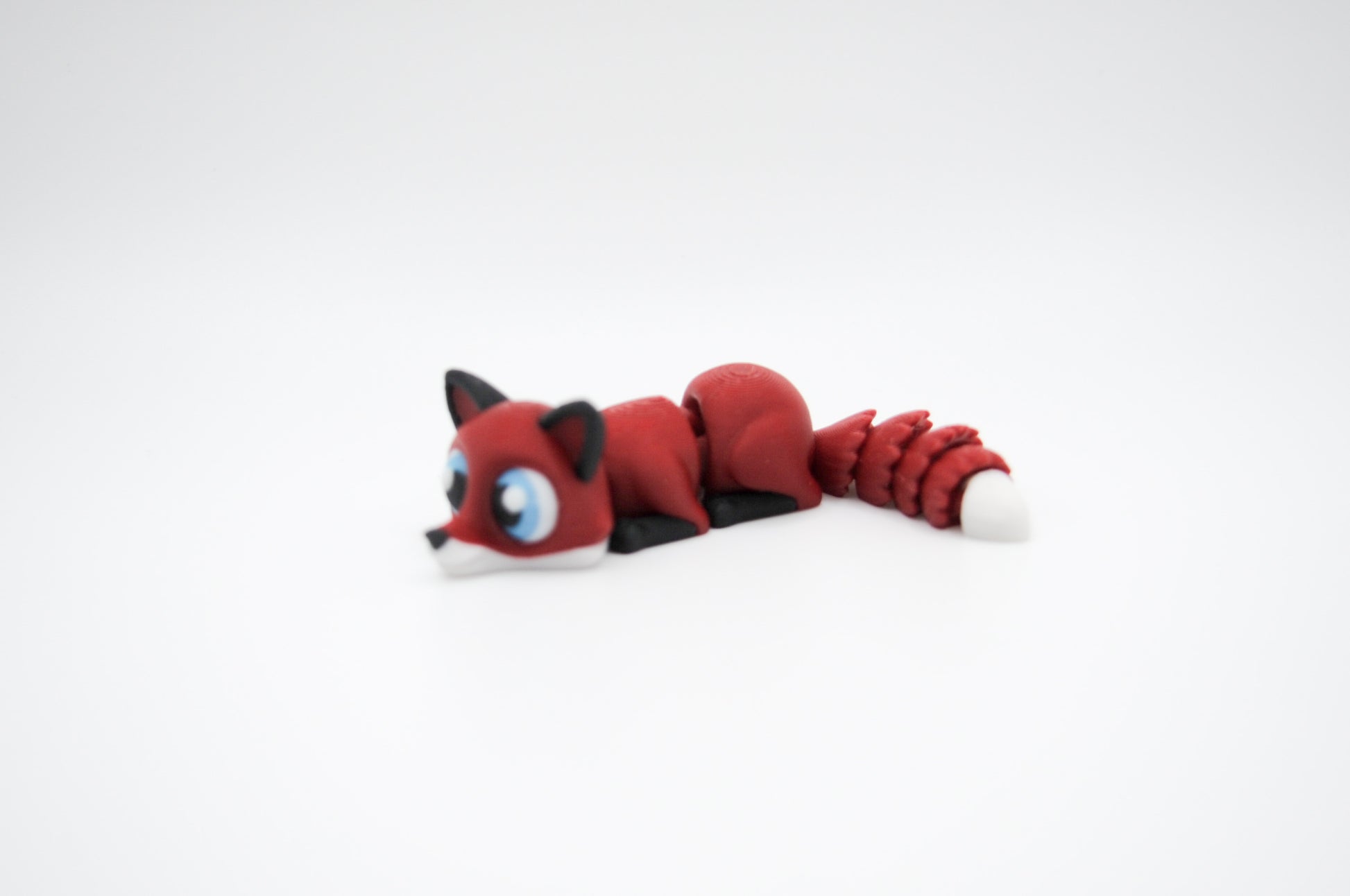 Mini fox red 3D printed figure