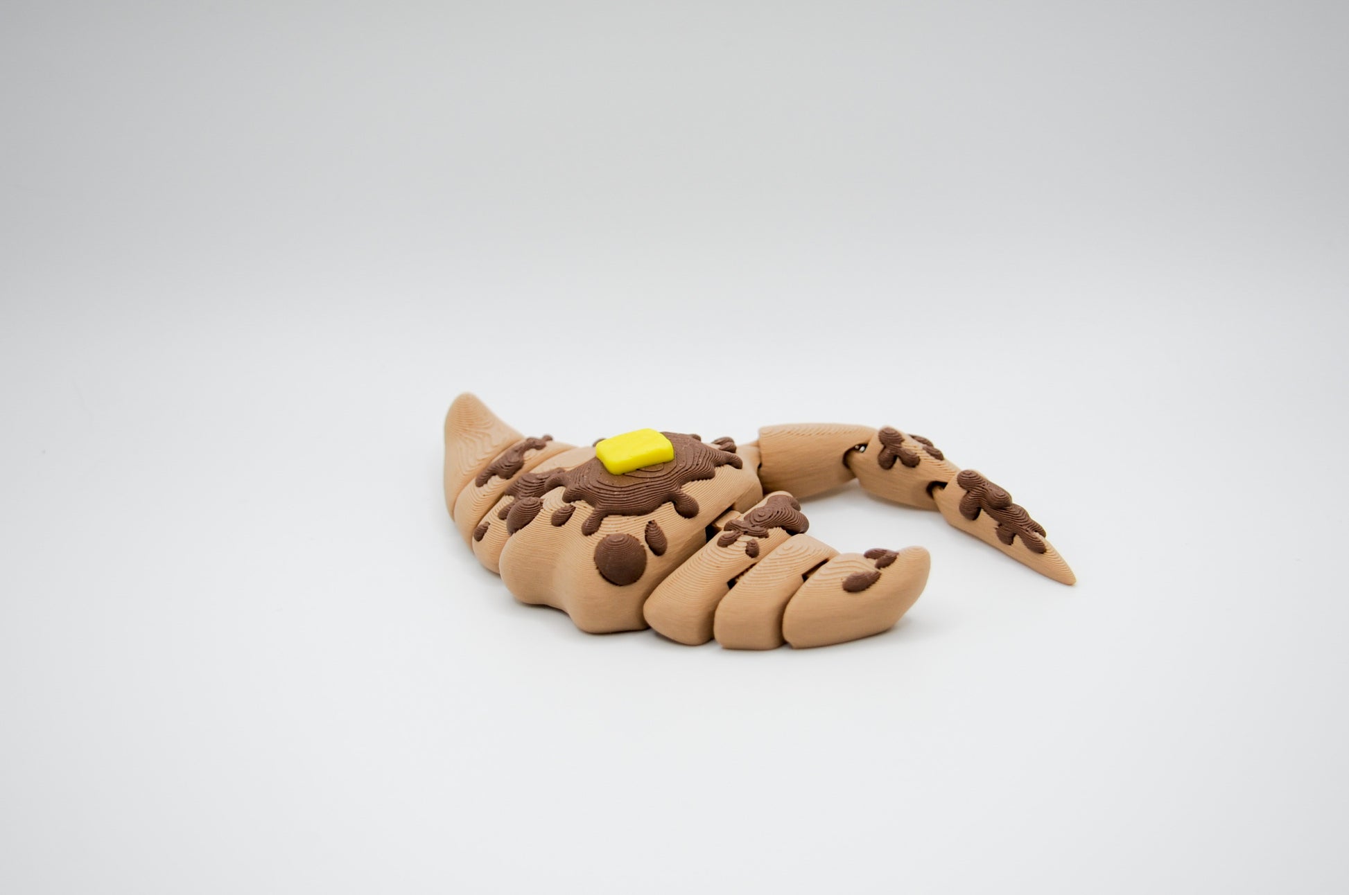 Pancake ray articulated 3D printed figure