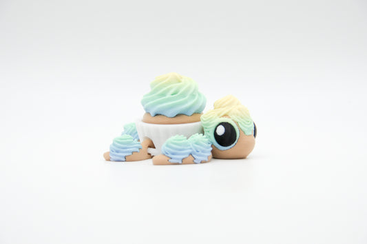 Cupcake Turtle Clicker 3D printed fidget