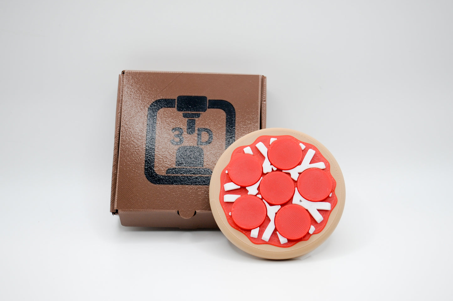 Pizza fidget spinner 3D printed toy