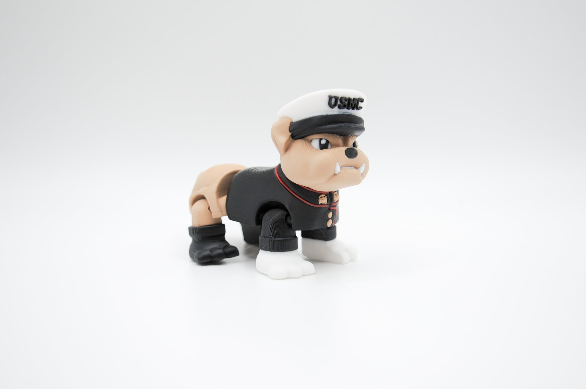 Police officer articulated 3D printed figure