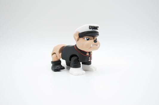 Police officer articulated 3D printed figure