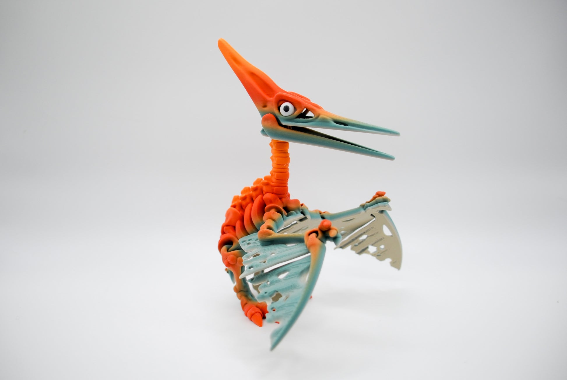 Pterodactyl skeleton style 3D printed figure