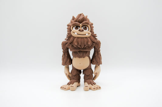 Sasquatch 3D printed figure front view