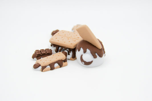 S'mores articulated dragon 3D printed figure